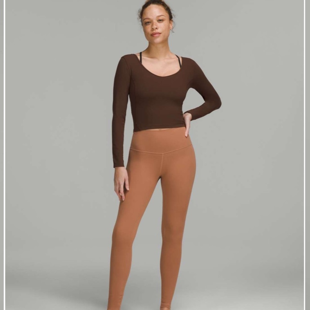 719. Lululemon athletica align long sleeve in Java size 2 nwt 🤎